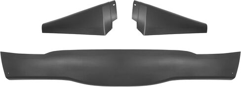 KUAFU Front Bumper Valance&Brackets Compatible with 2018 & Newer Freightliner Cascadia, Bumper Air Flow Deflectors+Air Dam Bumper Carrier Replacement for 21-28988-000; 21-28988-001; 21-28991-000 in Saudi Arabia
