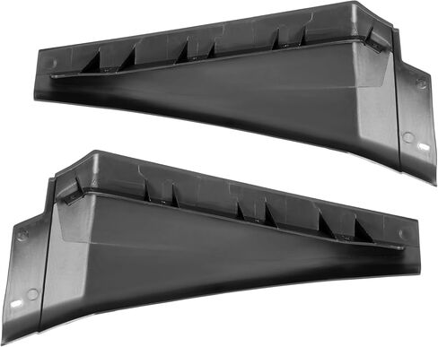 KUAFU Front Bumper Valance&Brackets Compatible with 2018 & Newer Freightliner Cascadia, Bumper Air Flow Deflectors+Air Dam Bumper Carrier Replacement for 21-28988-000; 21-28988-001; 21-28991-000 in Saudi Arabia