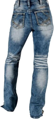 Cowgirl Tuff Western Jean Women Hot Shot III Bootcut Light Wash JHOTII in Kuwait