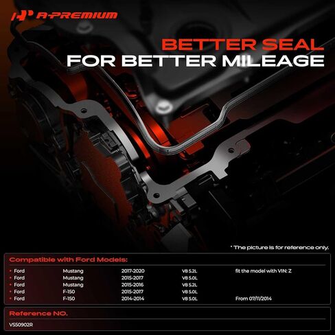 مجموعة حشية غطاء صمام المحرك A-Premium متوافقة مع Ford F-150 F150 2014-2017 5.0L، موستانج 2015-2017 5.0L 5.2L، موستانج 2018-2020 5.2L in Saudi Arabia