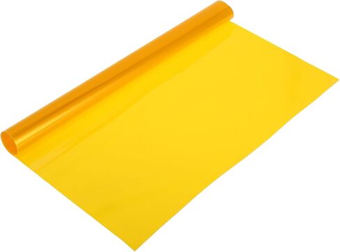 Headlight Taillight Tint Film, Front Rear 39.37"x11.81" Car Fog Light Vinyl Sheet Cover PVC Gold Tone, 1 Pc in Saudi Arabia