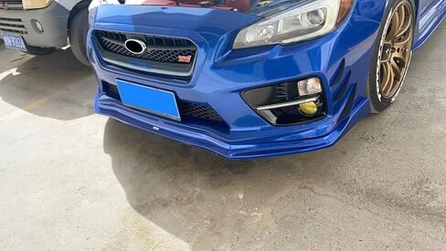 HIGH FLYING for Subaru WRX, WRX STI 2015-2021 Car Exterior Accessories Front Bumper Fog Light Side Strip Cover Molding Trim ABS Carbon Style 6pcs in Saudi Arabia