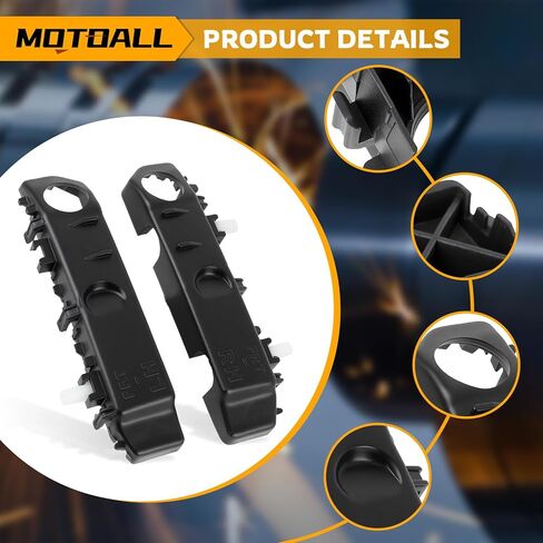 MOTOALL 86513A7000 Front Bumper Retainer Bracket Left & Right Fit for Kia Forte Koup Forte5 2014-2018 Replaces# 86514A7000 in Saudi Arabia