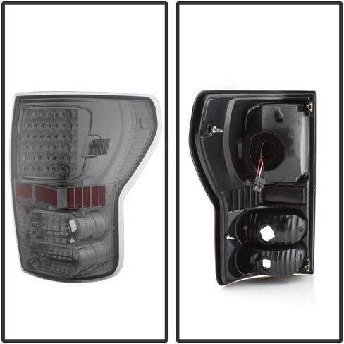 ACANII - For 2007-2013 Toyota Tundra Pickup Truck Smoked Lens LED Tail Lights Brake Lamps Assembly Driver & Passenger in Saudi Arabia