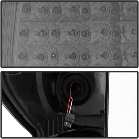 ACANII - For 2007-2013 Toyota Tundra Pickup Truck Smoked Lens LED Tail Lights Brake Lamps Assembly Driver & Passenger in Saudi Arabia