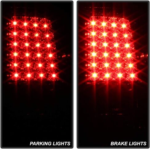 ACANII - For 2007-2013 Toyota Tundra Pickup Truck Smoked Lens LED Tail Lights Brake Lamps Assembly Driver & Passenger in Saudi Arabia