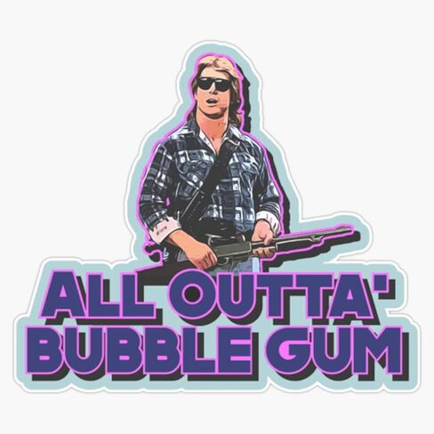 Magnet Rowdy Roddy Piper Magnetic Vinyl Sticker 5" in Saudi Arabia