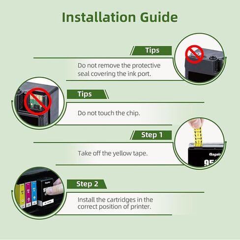 مجموعة خراطيش حبر 950XL 951XL متوافقة مع HP 950 951 خراطيش حبر كومبو تستخدم لـ HP OfficeJet Pro 8600 8610 8615 8620 8100 8630 8660 8640 276DW 251DW، 4 عبوات أسود سماوي أرجواني أصفر in Kuwait