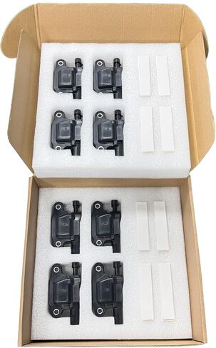 8pcs Ignition Coil and Spark Plugs Replacement for Chevy Silverado Suburban Tahoe, GMC Sierra Yukon, Cadillac, Buick 4.8L 5.3L 6.0L 6.2L in Saudi Arabia
