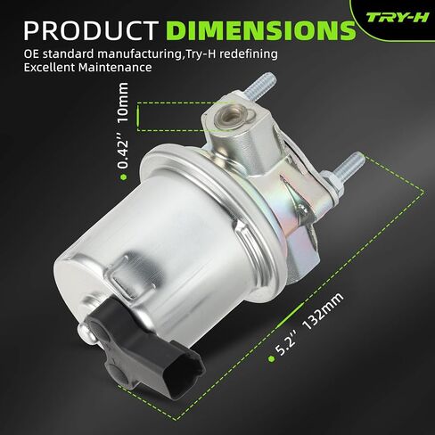 P74213 Electric Fuel Pump Compatible with 1997-2002 Dodge Ram 2500 L6 5.9L 1997-2002 Dodge Ram 3500 L6 5.9L 12V Automotive Replacement Lift Pump Replace# P74-21-3 in Kuwait
