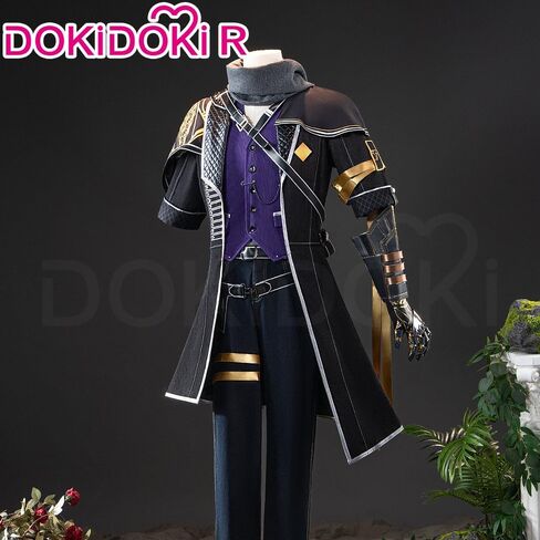 KIRA KIRA Game 33 Cosplay Costume Doki-R Full Set Black Purple Uniform Outfits Halloween Costume in Saudi Arabia