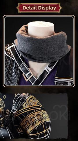 KIRA KIRA Game 33 Cosplay Costume Doki-R Full Set Black Purple Uniform Outfits Halloween Costume in Saudi Arabia
