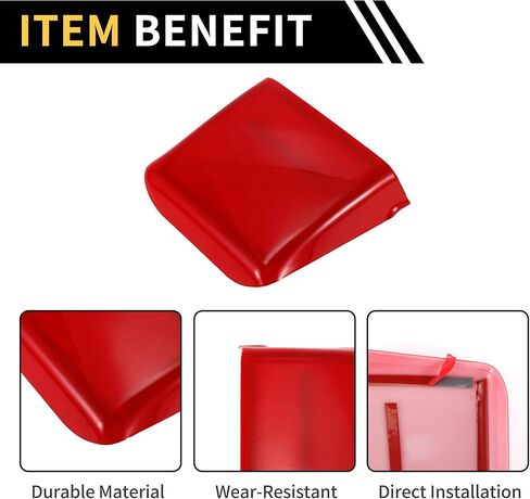 1 Set Tail Light Lamp Side Cover Trim for Jeep Wrangler JL JLU 2018-2024 for Jeep Gladiator JT 2020-2024 Rear Taillights Side Lamp Decor Trim Cover Exterior ABS Red in Saudi Arabia