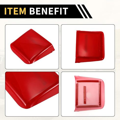 1 Set Tail Light Lamp Side Cover Trim for Jeep Wrangler JL JLU 2018-2024 for Jeep Gladiator JT 2020-2024 Rear Taillights Side Lamp Decor Trim Cover Exterior ABS Red in Saudi Arabia