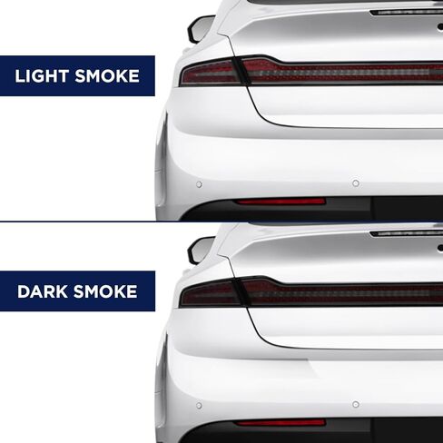 Pre-Cut Headlight Foglight & Turn Signal Tint Kit Compatible with Infiniti Q50 & Q50S 2014-2022 | Precision Cut Stretchable PPF Vinyl Overlay Cover Wrap (Dark Smoke) in Saudi Arabia