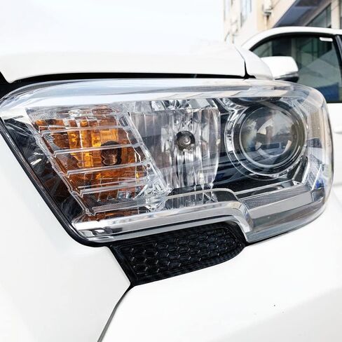 Car light Honeycomb Cover Trims, Compatible with Toyota Tacoma 2016-2019, 2 PCS/Set, Scratches Protective Frame Cap Cover (Carbon Fiber) in Saudi Arabia