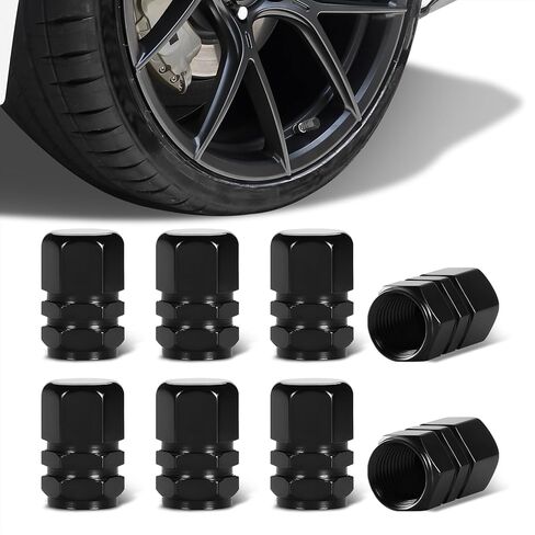 8PCS Car Tire Valve Stem Caps, Tire Pressure Caps, Aluminum Alloy Auto Tire Valve Stem Cap Cover Trim, Air Caps Cover Car Accessories Fit for Cars, SUVs, Trucks and Motorcycles (Purple) in Saudi Arabia