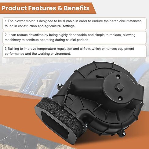 84221391 Blower Motor Assembly Compatible with Case IH Farmall Series Vehicles Fit for New Holland PowerStar T4 T5 TS6 Series Vehicles Replaces# 84582224 84582225 84582246 in Kuwait