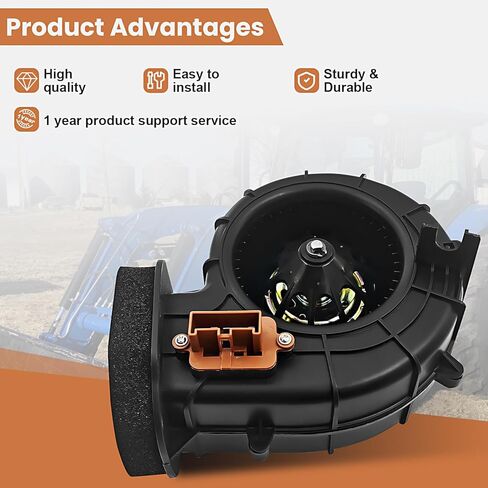 84221391 Blower Motor Assembly Compatible with Case IH Farmall Series Vehicles Fit for New Holland PowerStar T4 T5 TS6 Series Vehicles Replaces# 84582224 84582225 84582246 in Kuwait