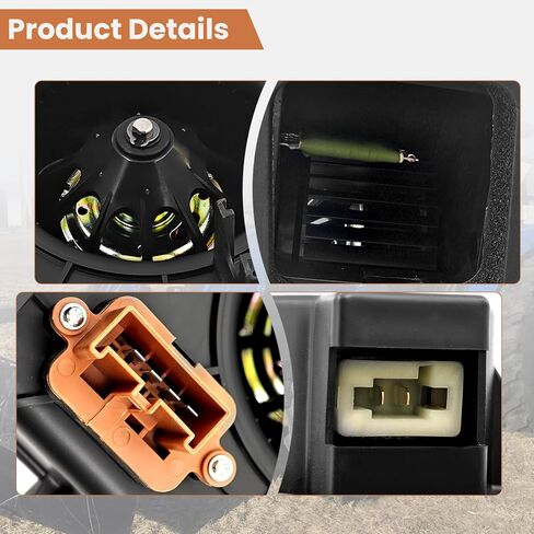 84221391 Blower Motor Assembly Compatible with Case IH Farmall Series Vehicles Fit for New Holland PowerStar T4 T5 TS6 Series Vehicles Replaces# 84582224 84582225 84582246 in Kuwait