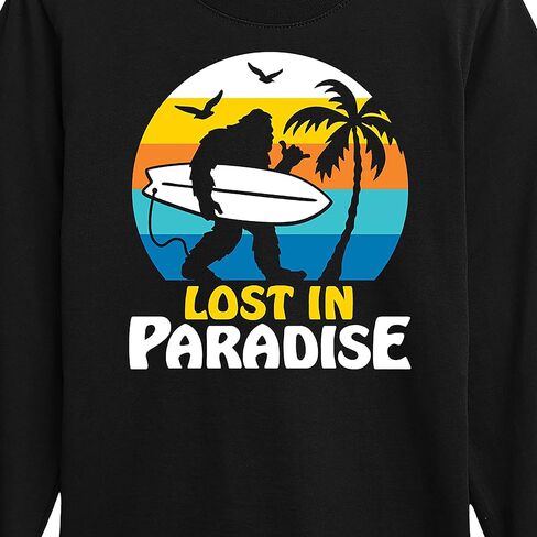 Instant Message - Lost in Paradise Sasquatch - Toddler & Youth Long Sleeve Graphic T-Shirt in Saudi Arabia