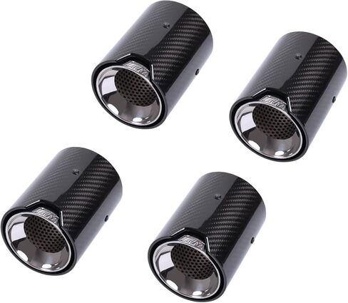 مجموعة مكونة من 4 قطع من أطراف عادم ألياف الكربون لسيارات BMW F87 M2 F80 M3 F82 F83 M4 F10 M5 F12 F13 F06 M6، طرف أنبوب عادم الطبقة الداخلية من الفولاذ المقاوم للصدأ (2011-2021) in Kuwait