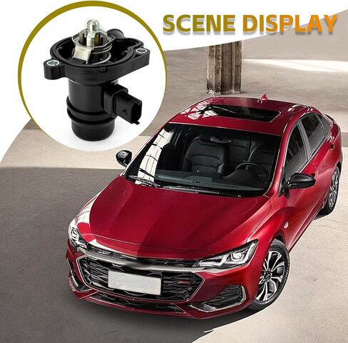 مجموعة مبيت منظم حرارة سائل تبريد المحرك، متوافقة مع Chevy Cruze Limited 1.4L 2011-2016، Encore 2013-2016، Chevy Sonic 2012-2015، استبدل OEM # 55565336/55579010/55593034/902-808 in Saudi Arabia