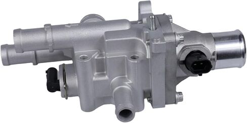 Engine Coolant Thermostat Housing Assembly with Throttle Body Inlet Heater Pipe Replacement For 2011-2016 Chevrolet Cruze 1.8L 2012-2018 Chevrolet Sonic 1.6L&1.8L Replace# 25192228 15-81766 in Kuwait