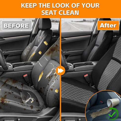 Front Seat Covers Compatible with 2017-2021 Honda Civic Sedan/Coupe LX, EX, EX-T, EX-L, Sport, Touring, Not for Si/Type R in Saudi Arabia