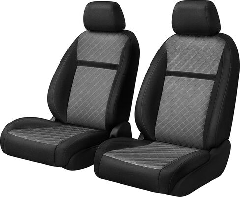 Front Seat Covers Compatible with 2017-2021 Honda Civic Sedan/Coupe LX, EX, EX-T, EX-L, Sport, Touring, Not for Si/Type R in Saudi Arabia