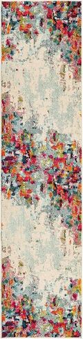 Unique Loom Chromatic Collection Area Rug - Joyous (2' x 8' Runner Multi/Blue) in Saudi Arabia