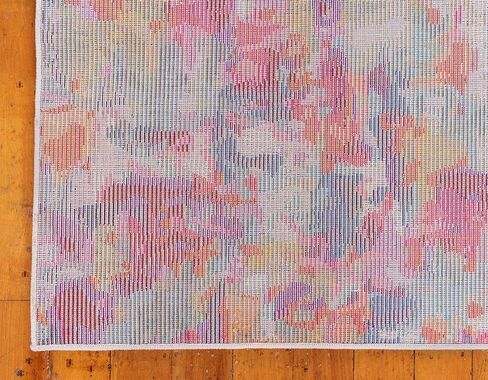 Unique Loom Chromatic Collection Area Rug - Joyous (2' x 8' Runner Multi/Blue) in Saudi Arabia
