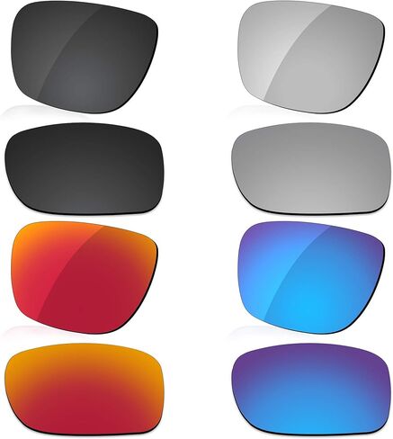 استبدال العدسة المستقطبة لنظارة Oakley Drop Point OO9367 الشمسية - أسود داكن + رمادي فضي + أحمر ناري + أزرق ثلجي in Saudi Arabia