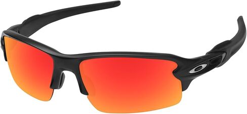 1.6MM Polarized Replacement Lenses for Oakley Flak 2.0 OO9295 59mm Sunglasses, UV Protection, Dark Mirror Lens, Repair Parts&Kit in Saudi Arabia
