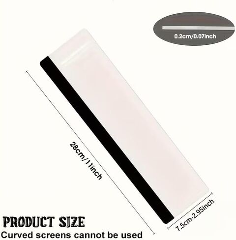 Computer Monitor Memo Board, 1 Pack Dry Erase Whiteboard for PC Screen & Desk, Sticky Notes Holder for Home Office Organization, Clear Reminder Message Board for Family, Work, School Accessories in Saudi Arabia