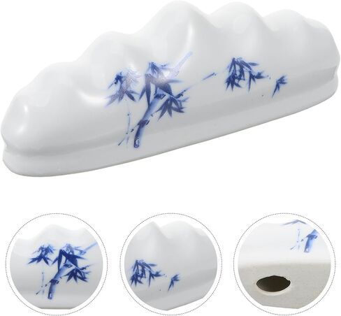 Ceramic Calligraphy Pen Holder Brush Rest Creative Porcelain Writing Brush Support for Artists and Calligraphy Enthusiasts Elegant Design for Studio and Office Use in Saudi Arabia