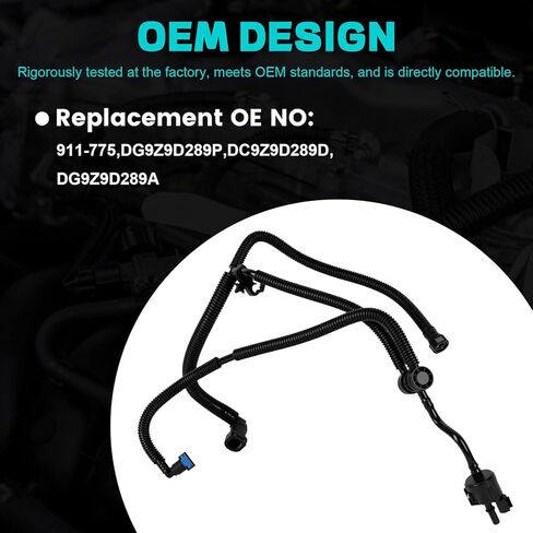 911-775 صمام تطهير علبة بخار متوافق مع 2.0L 2013 2014 2015 2016 Ford Fusion/Lincoln MKZ يستبدل DG9Z9D289P، DC9Z9D289D، DG9Z9D289A in Kuwait