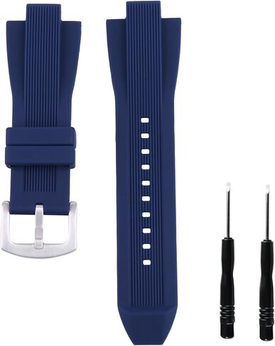 13mmX29mm men's silicone watch strap buckle compatible with Michael Kors MK8152 MK8295 MK8356 MK8380 MK9016 MK9026 Outdoor sports waterproof rubber watch band bracelet wristband accessories for women in Saudi Arabia