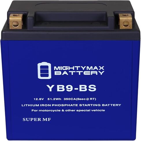 Mighty Max Battery YB9-BS Lithium Replacement Battery for Piaggio 150 FLY150 2009-2016 in Saudi Arabia