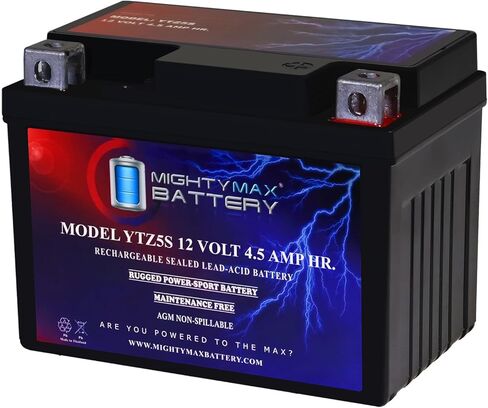 Mighty Max Battery YTZ5S 12V, 4.5Ah, AGM, Replacement Battery Compatible with KTM 250 EXC 4-Stroke Offroad Motorcycle 03 in Saudi Arabia