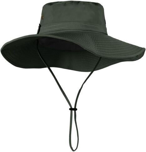 Sun Hats for Men Women Fishing Hat Packable Wide Brim Outdoor Hiking Beach Summer Bucket Cowboy Hats UPF 50+ in Saudi Arabia