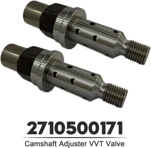 صمام VVT لضبط عمود الحدبات من Areyourshop لسيارة Benz C-Class وE-Class وCLK وSLK وSprinter والمزيد - متوافق مع محركات 4 أسطوانات سعة 1.8 لتر (جزء OEM: 2710500171، A2710500171) in Saudi Arabia