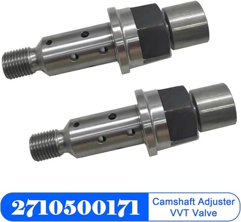 صمام VVT لضبط عمود الحدبات من Areyourshop لسيارة Benz C-Class وE-Class وCLK وSLK وSprinter والمزيد - متوافق مع محركات 4 أسطوانات سعة 1.8 لتر (جزء OEM: 2710500171، A2710500171) in Saudi Arabia