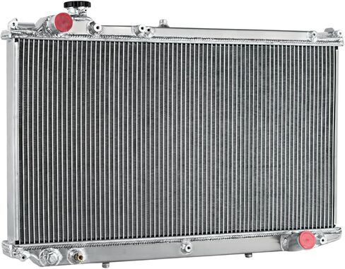 Automotive Replacement Engine Radiators 3 Row Radiator Shroud Fan with Thermostat Relay Kit For Toyota Aristo JZS147 2JZ-GE GS300 1991-1997 Aluminum Radiator Fan in Saudi Arabia
