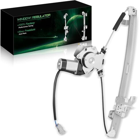Rear Left Driver Side Power Window Regulator with Motor for:-Mitsubishi Galant 2004 2005 2006 2007 2008 2009 2010 2011 2012 4 Door Sedan 2.4L L4 with 2 Pin OE# 748-584 135-58656L in Saudi Arabia
