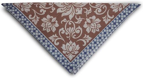 CosInStyle 100% Cotton Large Bandana for Women Retro Floral Headscarf 23.6" Square Hair Scarf Wrap in Saudi Arabia
