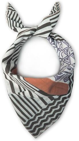 CosInStyle 100% Cotton Large Bandana for Women Retro Floral Headscarf 23.6" Square Hair Scarf Wrap in Saudi Arabia