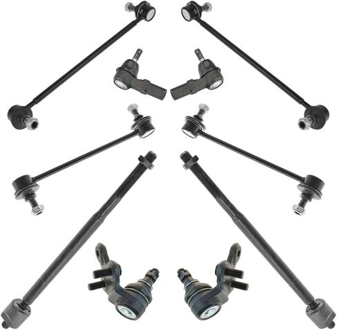 Ball Joint Tie Rod Sway Bar Kit Left Set 10 Piece Sealed for Lexus for Toyota for Camry 1997-2001 for Solara 1999-2003 in Kuwait