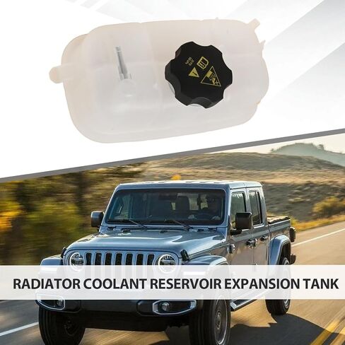 68283565AB خزان خزان استرداد تدفق سائل التبريد، بديل لسيارة Jeep JT Gladiator V6 3.6L 2020-2025، بديل لسيارة Jeep JL Wrangler V6 3.6L 2018-2024 in Saudi Arabia