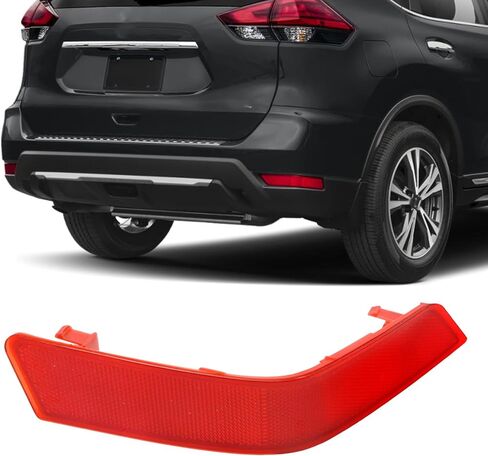 NI1185105N Rear Bumper Reflector Tail Light (Right Passenger Side), Replacement for Nissan Rogue 2017 2018 2019, Replaces 26560-6FV0A 265606FV0A in Saudi Arabia